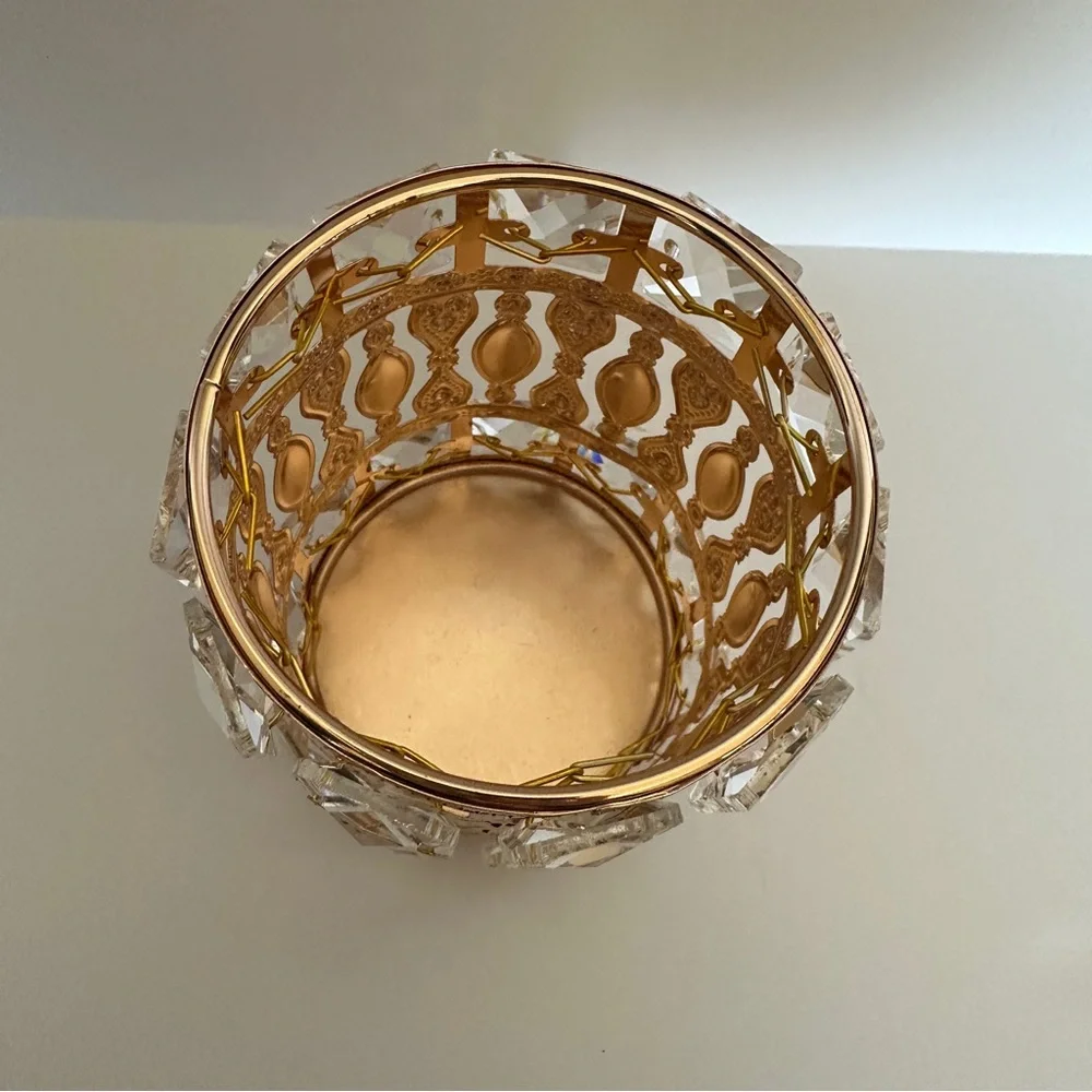 NEW Round Make Up Brush Holder with Crystals - Picture 3 of 8